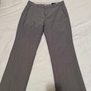 Grey lightweight wool blend Logan Banana Republic trousers